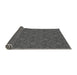 Thickness of Patterned Dark Gray Black Rug, pat891gry