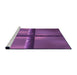 Sideview of Machine Washable Transitional Dark Magenta Purple Rug, wshpat892pur