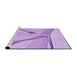 Sideview of Machine Washable Transitional Purple Rug, wshpat893pur