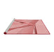 Sideview of Machine Washable Transitional Pink Rug, wshpat893rd