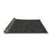 Thickness of Patterned Charcoal Black Rug, pat894gry