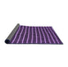Thickness of Patterned Purple Rug, pat9pur