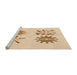 Sideview of Machine Washable Transitional Bronze Brown Rug, wshpat906org