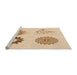 Sideview of Machine Washable Transitional Bronze Brown Rug, wshpat908org