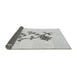 Thickness of Patterned Platinum Gray Rug, pat909gry
