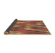 Thickness of Patterned Bronze Brown Rug, pat91brn