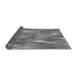 Thickness of Patterned Ash Gray Rug, pat91gry
