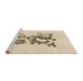 Sideview of Machine Washable Transitional Peru Brown Rug, wshpat911brn