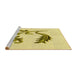 Sideview of Machine Washable Transitional Sun Yellow Rug, wshpat912yw