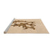 Sideview of Machine Washable Transitional Bronze Brown Rug, wshpat914org