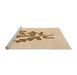 Sideview of Machine Washable Transitional Peru Brown Rug, wshpat917org