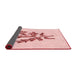 Thickness of Patterned Pink Rug, pat917rd