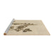 Sideview of Machine Washable Transitional Moccasin Beige Rug, wshpat918brn