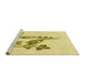 Sideview of Machine Washable Transitional Sun Yellow Rug, wshpat918yw