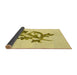 Thickness of Patterned Sun Yellow Rug, pat919yw