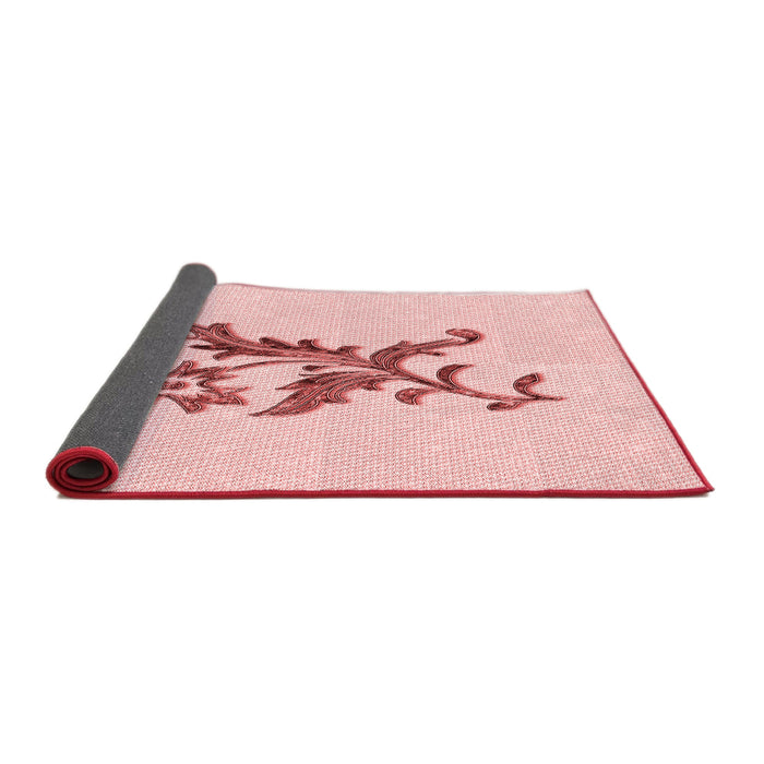 Thickness of Patterned Pink Rug, pat923rd
