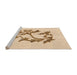 Sideview of Machine Washable Transitional Bronze Brown Rug, wshpat926org