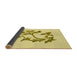 Thickness of Patterned Sun Yellow Rug, pat926yw