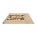 Sideview of Machine Washable Transitional Bronze Brown Rug, wshpat930org