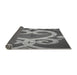 Thickness of Patterned Dark Gray Rug, pat937gry