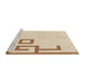 Sideview of Machine Washable Transitional Peru Brown Rug, wshpat939brn