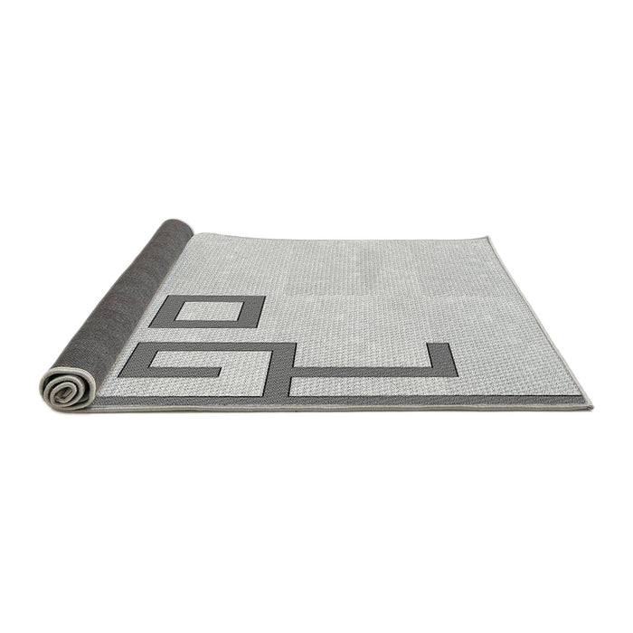 Thickness of Patterned Platinum Gray Rug, pat939gry