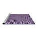 Sideview of Machine Washable Transitional Dark Purple Rug, wshpat946pur