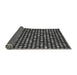 Thickness of Patterned Charcoal Black Rug, pat950gry