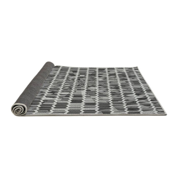 Thickness of Patterned Cloud Gray Rug, pat951gry