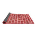 Thickness of Patterned Red Rug, pat951rd