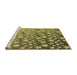 Sideview of Machine Washable Transitional Oak Brown Rug, wshpat959brn