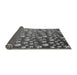 Thickness of Patterned Black Rug, pat959gry