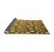 Thickness of Patterned Yellow Rug, pat959org