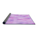 Thickness of Patterned Purple Rug, pat96pur