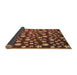 Thickness of Patterned Bronze Brown Rug, pat960brn