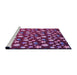 Sideview of Machine Washable Transitional Medium Orchid Purple Rug, wshpat960pur