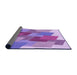 Thickness of Patterned Mauve Purple Rug, pat965pur