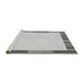 Sideview of Machine Washable Transitional Gray Rug, wshpat967gry