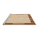 Sideview of Machine Washable Transitional Golden Blonde Gold Rug, wshpat967org