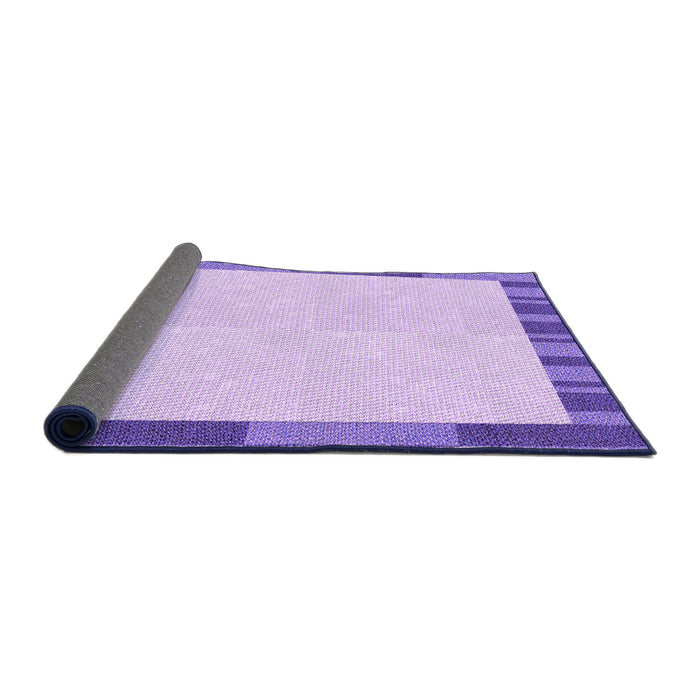 Thickness of Patterned Periwinkle Pink Rug, pat967pur