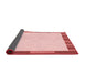 Thickness of Patterned Red Rug, pat967rd