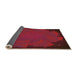 Thickness of Patterned Red Rug, pat971org