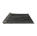 Thickness of Patterned Charcoal Black Rug, pat972gry