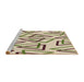 Sideview of Machine Washable Transitional Vanilla Gold Rug, wshpat973brn
