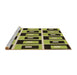 Sideview of Machine Washable Transitional Chocolate Brown Rug, wshpat975brn