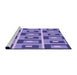 Sideview of Machine Washable Transitional Amethyst Purple Rug, wshpat977pur