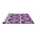 Sideview of Machine Washable Transitional Violet Purple Rug, wshpat979pur