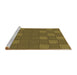 Sideview of Machine Washable Transitional Dark Bronze Brown Rug, wshpat982brn