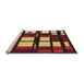 Sideview of Machine Washable Transitional Bronze Brown Rug, wshpat986org