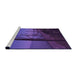 Sideview of Machine Washable Transitional ly Purple Rug, wshpat987pur